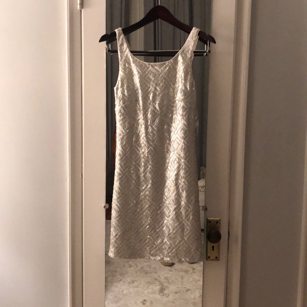 Laundry by Shelli Segal sequence mini dress bridal